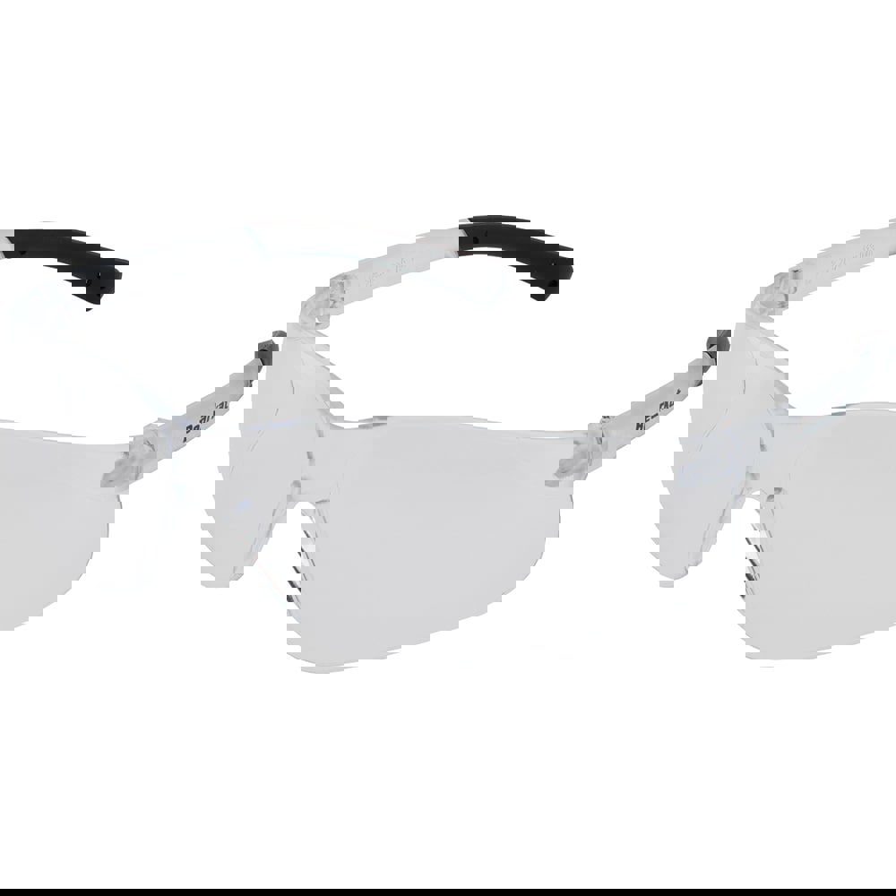 Safety Glass: Anti-Fog & Scratch-Resistant, Polycarbonate, Clear Lenses, Wraparound, UV Protection